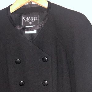 Vintage CHANEL blazer circa 1996- size 36 FR Black